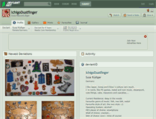 Tablet Screenshot of ichigodustfinger.deviantart.com