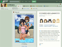 Tablet Screenshot of k-onclub.deviantart.com