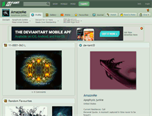 Tablet Screenshot of amazeme.deviantart.com