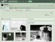 Tablet Screenshot of frdsrcks.deviantart.com