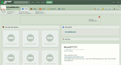 Desktop Screenshot of inmomakuoro.deviantart.com