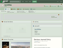 Tablet Screenshot of ken2000ac.deviantart.com