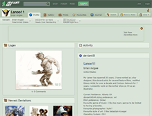 Tablet Screenshot of lanoo11.deviantart.com