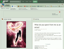 Tablet Screenshot of luisazo.deviantart.com