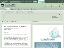 Tablet Screenshot of mosssakura5596.deviantart.com