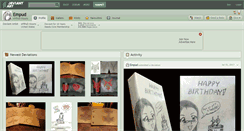 Desktop Screenshot of empud.deviantart.com
