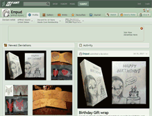 Tablet Screenshot of empud.deviantart.com