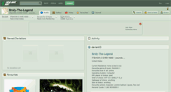 Desktop Screenshot of broly-the-legend.deviantart.com