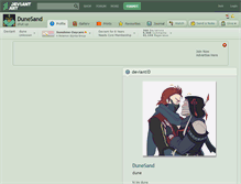 Tablet Screenshot of dunesand.deviantart.com