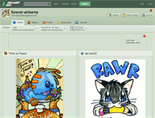 Tablet Screenshot of forever-airborne.deviantart.com