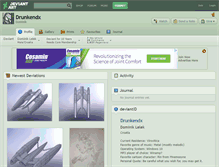 Tablet Screenshot of drunkendx.deviantart.com