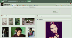 Desktop Screenshot of leahconnor.deviantart.com