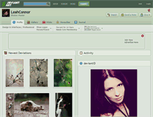 Tablet Screenshot of leahconnor.deviantart.com