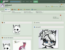 Tablet Screenshot of iceflower3.deviantart.com