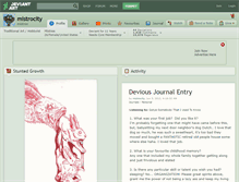 Tablet Screenshot of mistrocity.deviantart.com