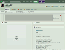 Tablet Screenshot of minimorbid.deviantart.com