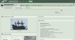 Desktop Screenshot of dutchmanlovers.deviantart.com