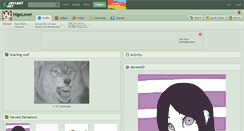 Desktop Screenshot of higelover.deviantart.com