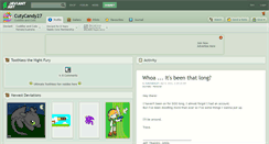 Desktop Screenshot of cutycandy27.deviantart.com