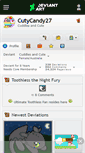 Mobile Screenshot of cutycandy27.deviantart.com