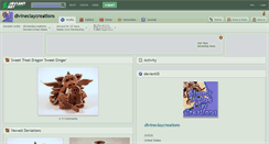 Desktop Screenshot of divineclaycreations.deviantart.com