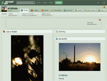 Tablet Screenshot of el-blindo.deviantart.com