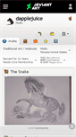 Mobile Screenshot of dapplejuice.deviantart.com