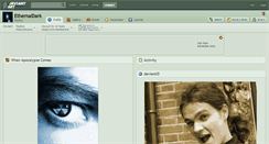 Desktop Screenshot of ethernaldark.deviantart.com