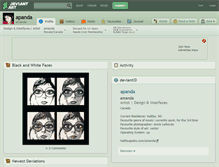 Tablet Screenshot of apanda.deviantart.com