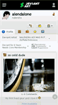Mobile Screenshot of alendalone.deviantart.com