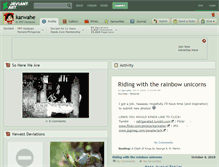 Tablet Screenshot of karwahe.deviantart.com