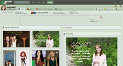 Desktop Screenshot of ladyjuliet.deviantart.com