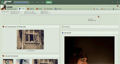 Desktop Screenshot of cellan.deviantart.com