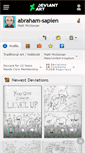 Mobile Screenshot of abraham-sapien.deviantart.com