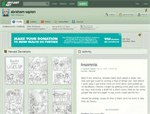 Tablet Screenshot of abraham-sapien.deviantart.com