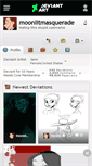 Mobile Screenshot of moonlitmasquerade.deviantart.com