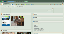 Desktop Screenshot of dragontekneo.deviantart.com