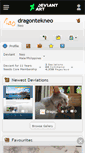 Mobile Screenshot of dragontekneo.deviantart.com