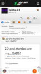 Mobile Screenshot of beebs-23.deviantart.com