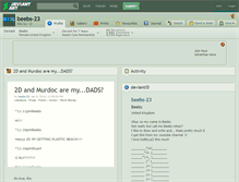 Tablet Screenshot of beebs-23.deviantart.com
