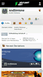 Mobile Screenshot of andsimione.deviantart.com