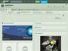 Tablet Screenshot of andsimione.deviantart.com