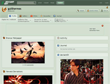 Tablet Screenshot of guillhermes.deviantart.com