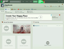 Tablet Screenshot of alayahlove.deviantart.com