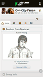 Mobile Screenshot of owl-city-fans.deviantart.com