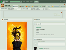 Tablet Screenshot of barrena.deviantart.com