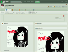 Tablet Screenshot of fluff-misheru.deviantart.com