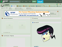 Tablet Screenshot of andarix.deviantart.com
