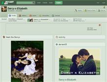 Tablet Screenshot of darcy-x-elizabeth.deviantart.com