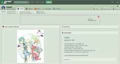 Desktop Screenshot of manzi.deviantart.com